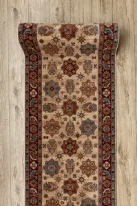 Behúň KESHAN 7683/53555 béžový / terakota