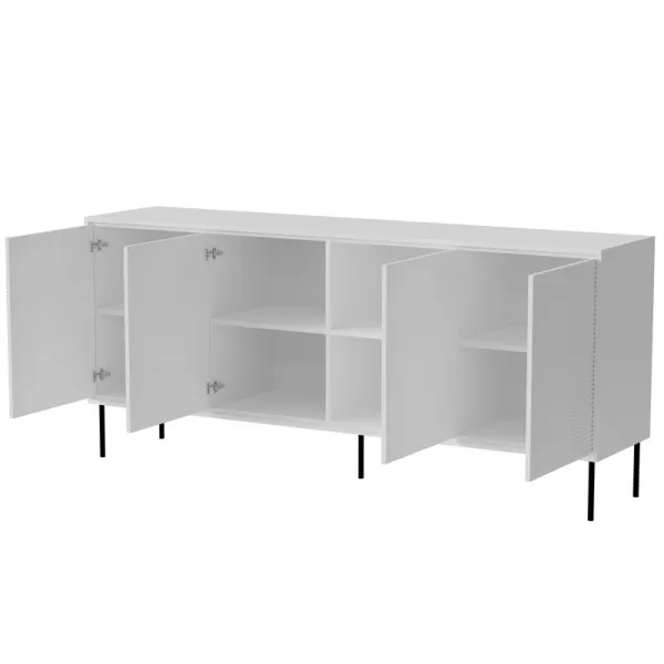 HALMAR Komoda ABI 200 cm biela