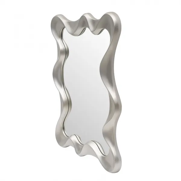 HALMAR Nástenné zrkadlo DECO strieborné