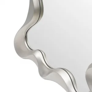 HALMAR Nástenné zrkadlo DECO strieborné