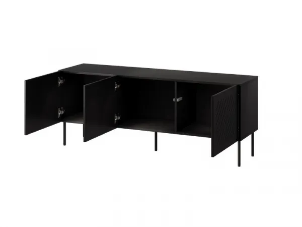 HALMAR TV stolík Siena 150 cm čierny