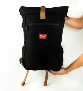 Konopný batoh – Everyday Backpack - Čierna -  8000kicks