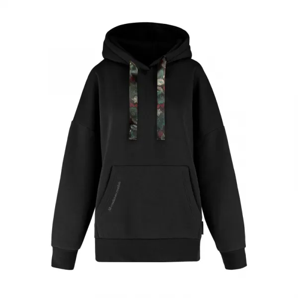 Dámska mikina s kapucňou VOLCANO B-MIKA-700-BLACK