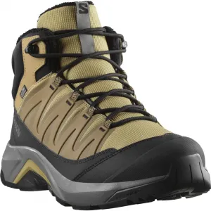 Pánske členkové zimné topánky SALOMON X-Adventure Coldrush WP M kelp black pewter