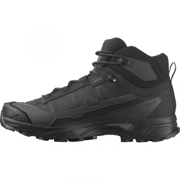 Pánska členková turistická obuv SALOMON X Ultra 5 Mid GTX M black asphalt castlerock