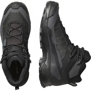 Pánska členková turistická obuv SALOMON X Ultra 5 Mid GTX M black asphalt castlerock
