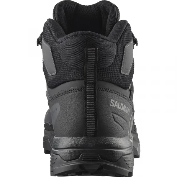 Pánska členková turistická obuv SALOMON X Ultra 5 Mid GTX M black asphalt castlerock