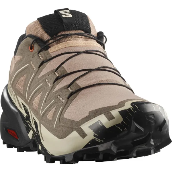 Pánska bežecká trailová obuv SALOMON Speedcross 6 M natural black almond milk