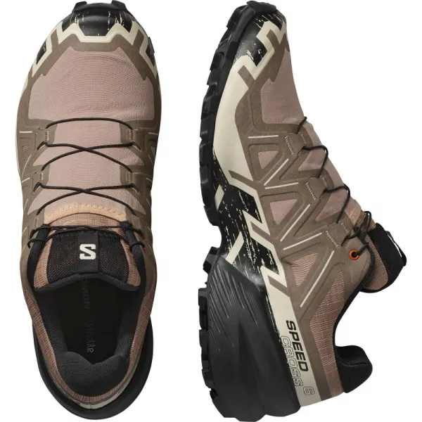 Pánska bežecká trailová obuv SALOMON Speedcross 6 M natural black almond milk