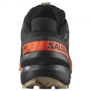 Pánska bežecká trailová obuv SALOMON Speedcross 6 GTX M black shocking orange white