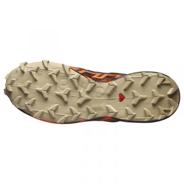Pánska bežecká trailová obuv SALOMON Speedcross 6 GTX M black shocking orange white