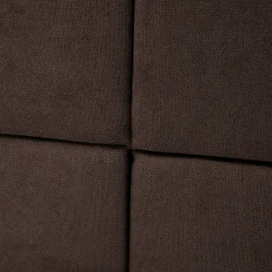 Boxspringová pocketová posteľ, 200x200, hnedá, APRIL