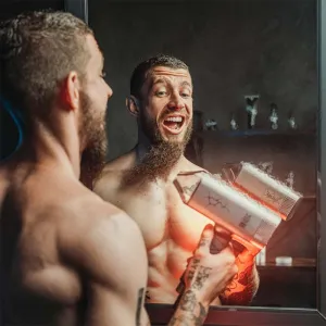 Angry Beards Heat Protector Johnny Storm krém na bradu Heat Protector 75 ml
