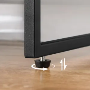 Botník Vasagle Mugy 75 cm čierny/hnedý