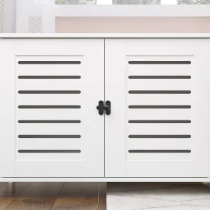 VASAGLE Mačacia toaleta Sparky 60 cm biela