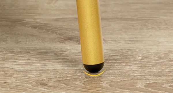 Okrúhly odkladací stolík Vasagle Luretta 40 cm s nabíjacou stanicou biely/zlatý