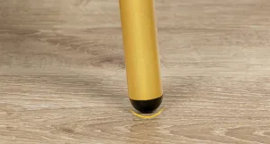 Okrúhly odkladací stolík Vasagle Luretta 40 cm s nabíjacou stanicou biely/zlatý
