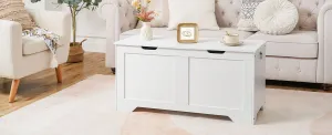Lavica s úložným priestorom Vasagle Byvak 100 cm biela