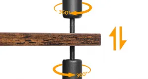Kuchynský regál Vasagle Vitas 80 cm so zásuvkami hnedý/čierny