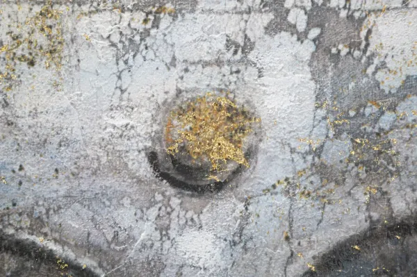 Mauro Ferretti Obraz Face Buddha Light A 80x120 cm sivý