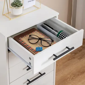 Pojazdný kancelársky kontajner Vasagle Dovi biely