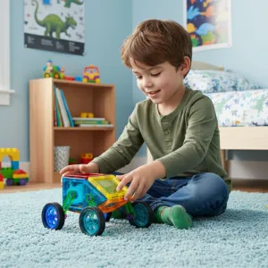MULTISTORE Magnetická stavebnice 48 ks MULTI vícebarevná