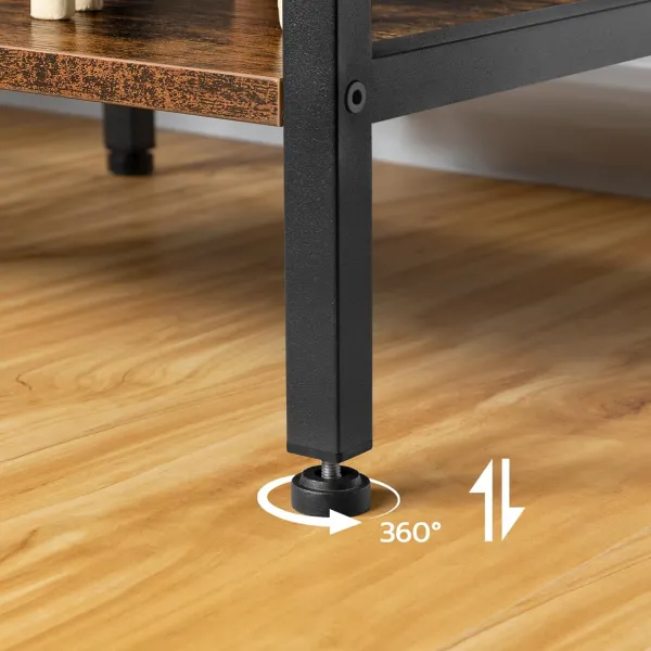 TV stolík Vasagle Werry 120 cm čierny/hnedý