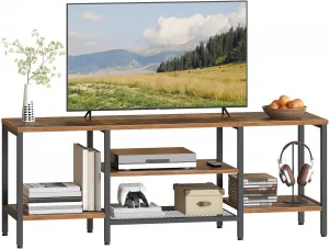 TV stolík Vasagle Werry 140 cm čierny/hnedý