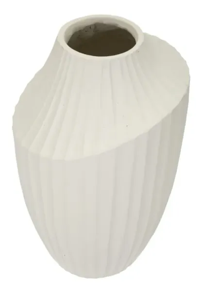 Mauro Ferretti Váza Ice Jar 38 cm krémová