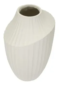 Mauro Ferretti Váza Ice Jar 38 cm krémová