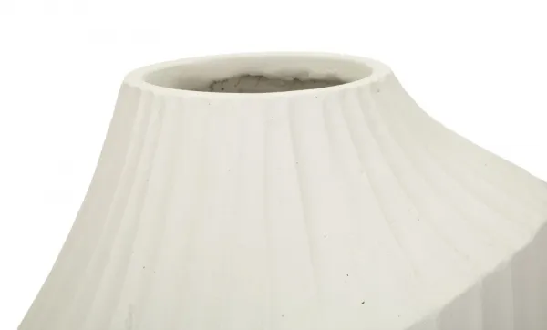 Mauro Ferretti Váza Ice Jar 38 cm krémová