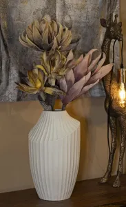 Mauro Ferretti Váza Ice Jar 38 cm krémová