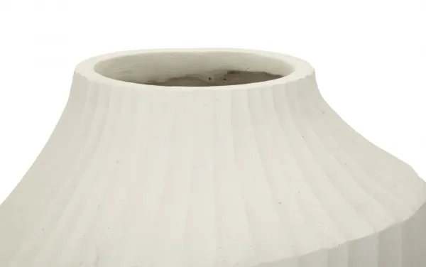 Mauro Ferretti Váza Ice Pot 50,5 cm krémová