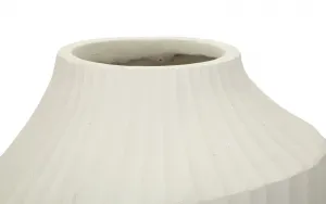 Mauro Ferretti Váza Ice Pot 50,5 cm krémová