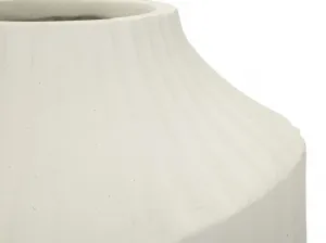 Mauro Ferretti Váza Ice Pot 50,5 cm krémová