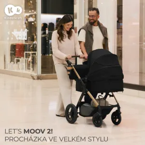 Kočík Kinderkraft Moov 2 XL Air 3v1 Farba: Grey