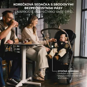 Kočík Kinderkraft Moov 2 XL Air 3v1 Farba: Grey