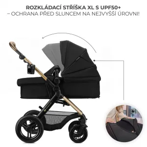 Kočík Kinderkraft Moov 2 XL Air 3v1 Farba: Grey