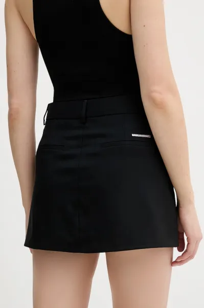 Sukňa Karl Lagerfeld Mini Skirt Black