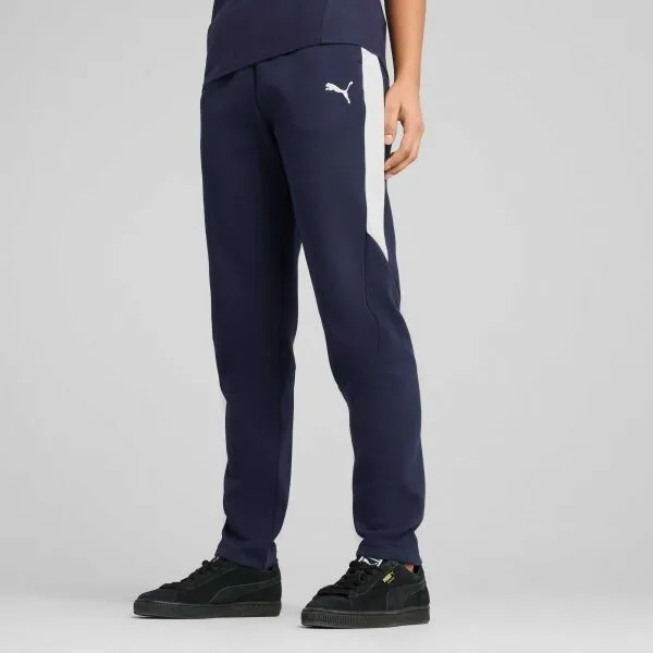 Puma TEAMEVOSTRIPE PANTS W Dámske tepláky, tmavo modrá, veľkosť