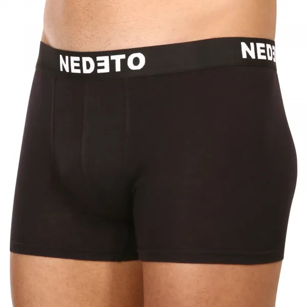 5PACK pánske boxerky Nedeto čierne (5NBC1) L, trenky