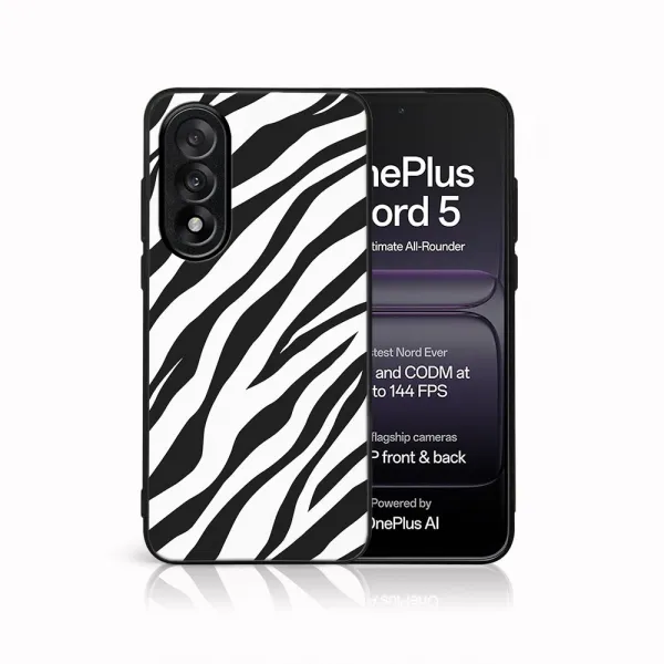 MY ART Ochranný kryt pre OnePlus Nord 5 5G ZEBRA (237)