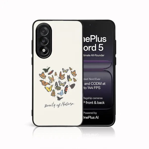 MY ART Ochranný kryt pre OnePlus Nord 5 5G BUTTERFLIES (240)