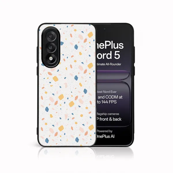 MY ART Ochranný kryt pre OnePlus Nord 5 5G ORANGE TERRAZZO (165)