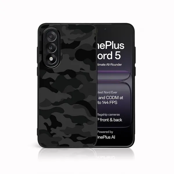 MY ART Ochranný kryt pre OnePlus Nord 5 5G BLACK CAMO (234)