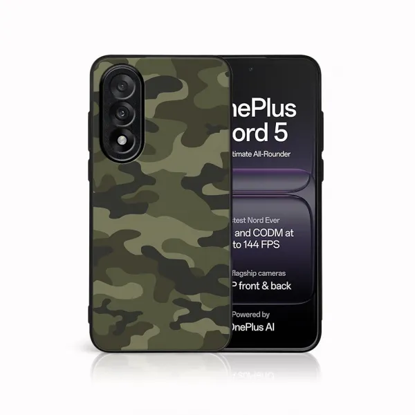 MY ART Ochranný kryt pre OnePlus Nord 5 5G GREEN CAMO (235)