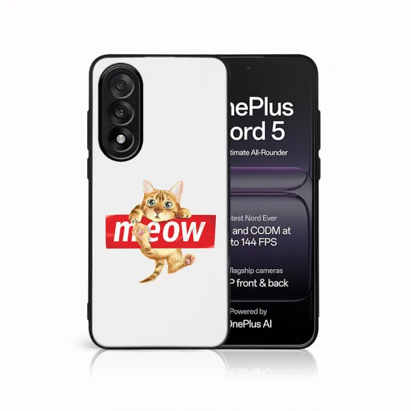 MY ART Ochranný kryt pre OnePlus Nord 5 5G MEOW (183)