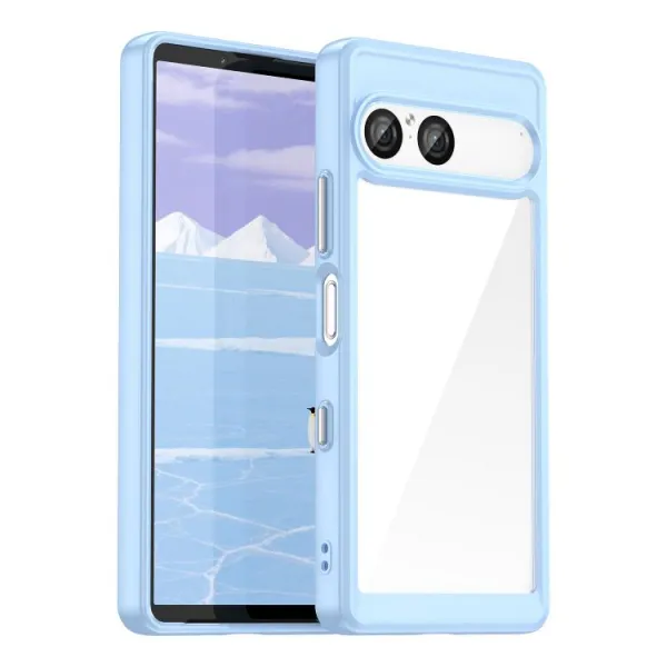 CRYSTAL Ochranný kryt pre Sony Xperia 10 VII modrý