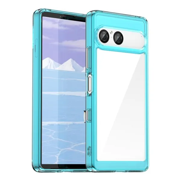 CRYSTAL Ochranný kryt pre Sony Xperia 10 VII tyrkysový