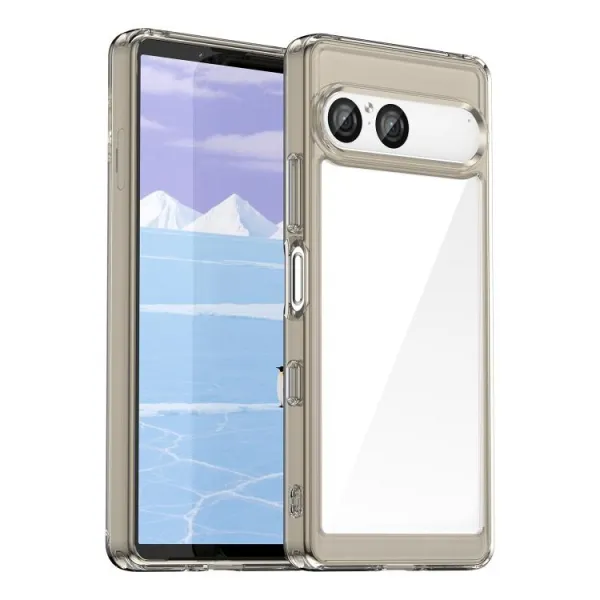CRYSTAL Ochranný kryt pre Sony Xperia 10 VII šedý